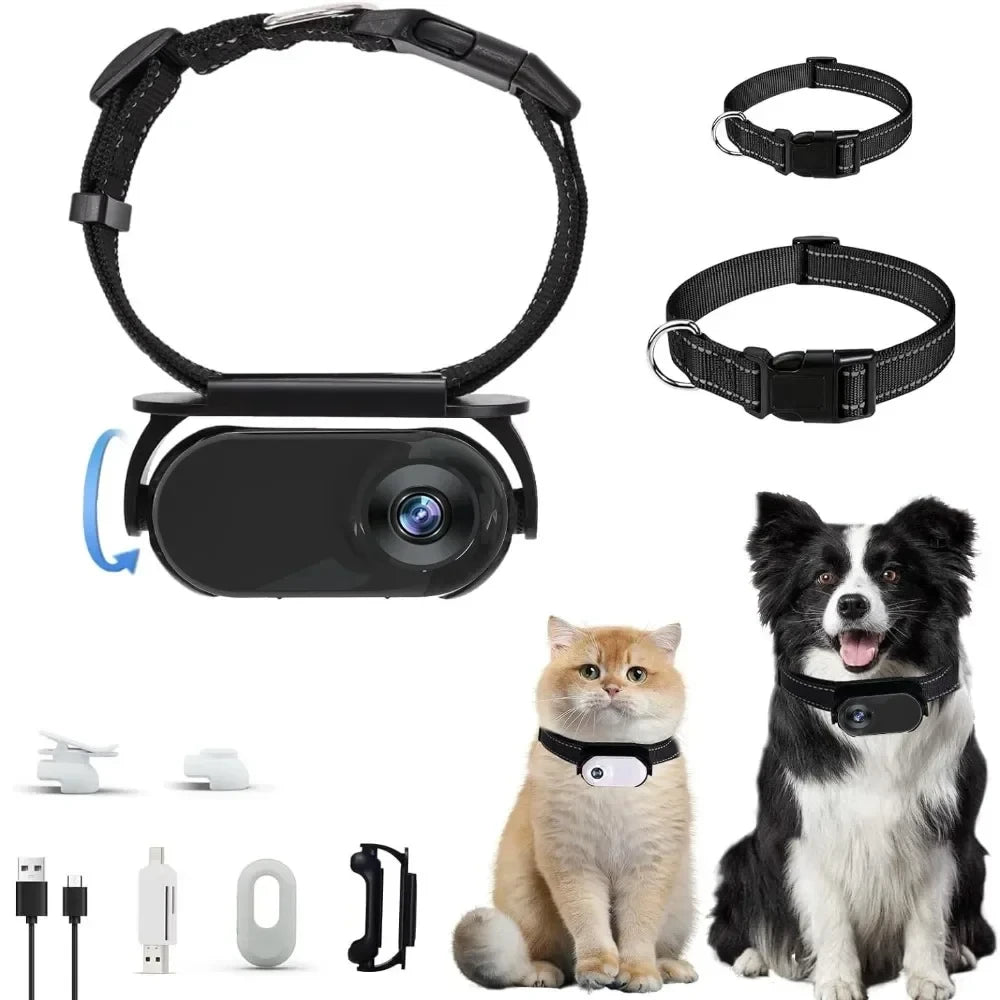 Haustier Halsband Kamera – 120° Weitwinkel
